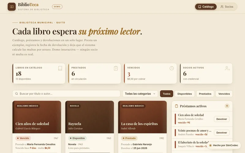 Gestion de biblioteca