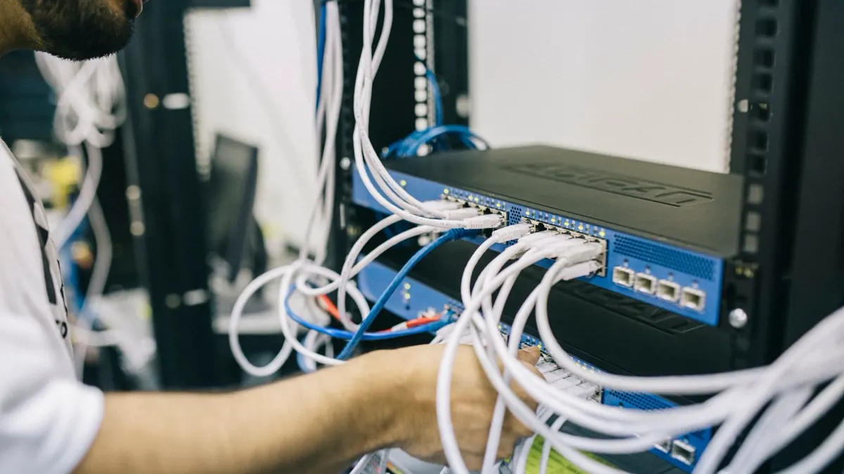 Punto de acceso inalámbrico y router de red empresarial