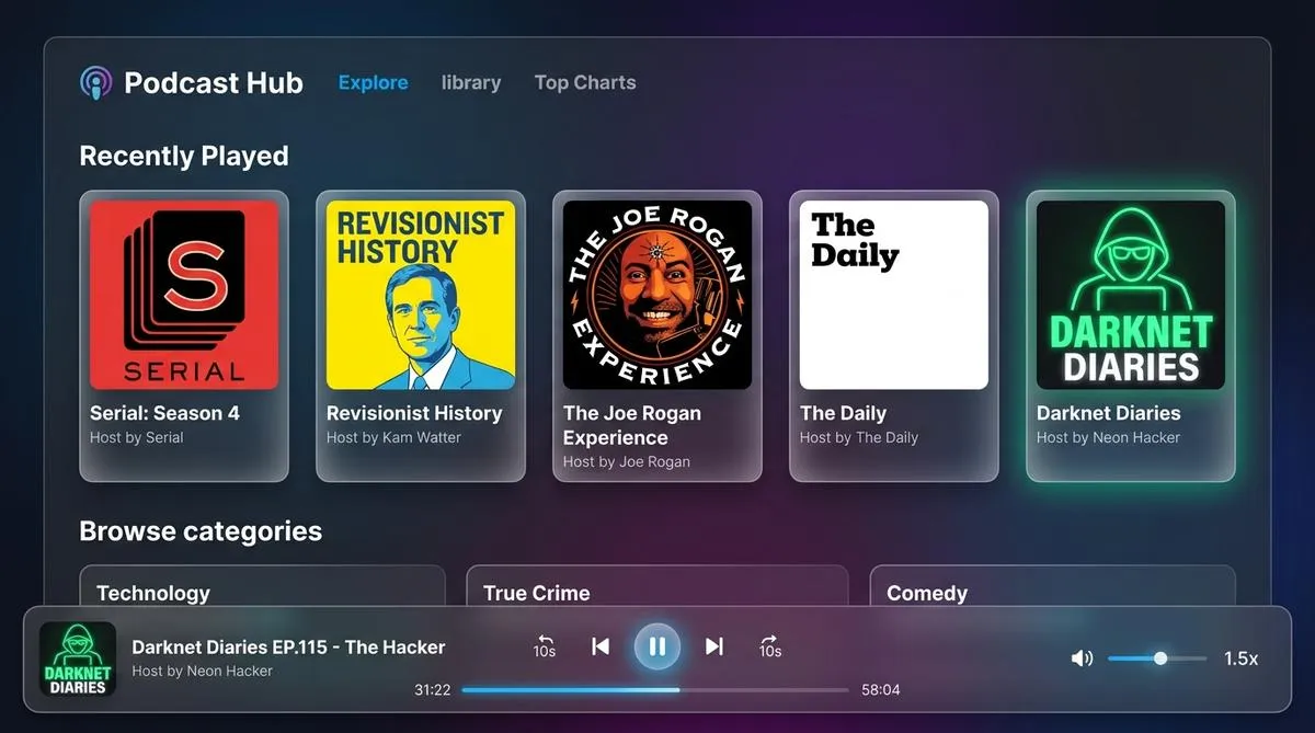 Podcast Player Web
