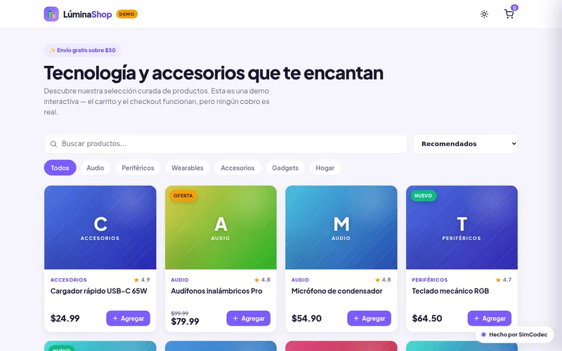 Tienda en línea