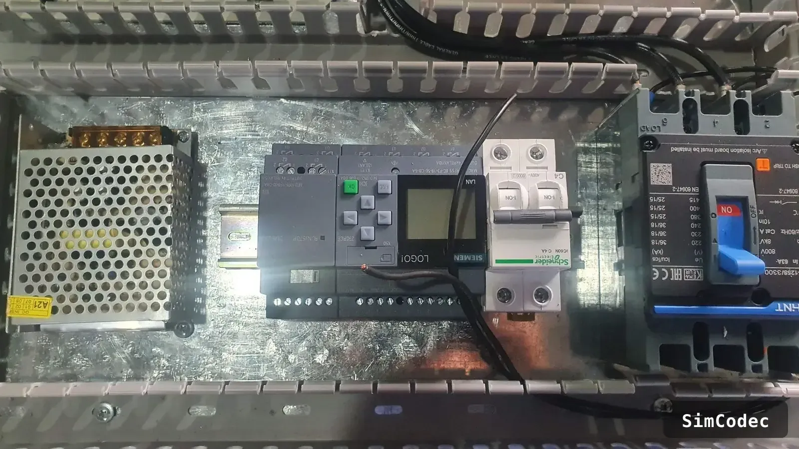 Tablero de control (vista superior)