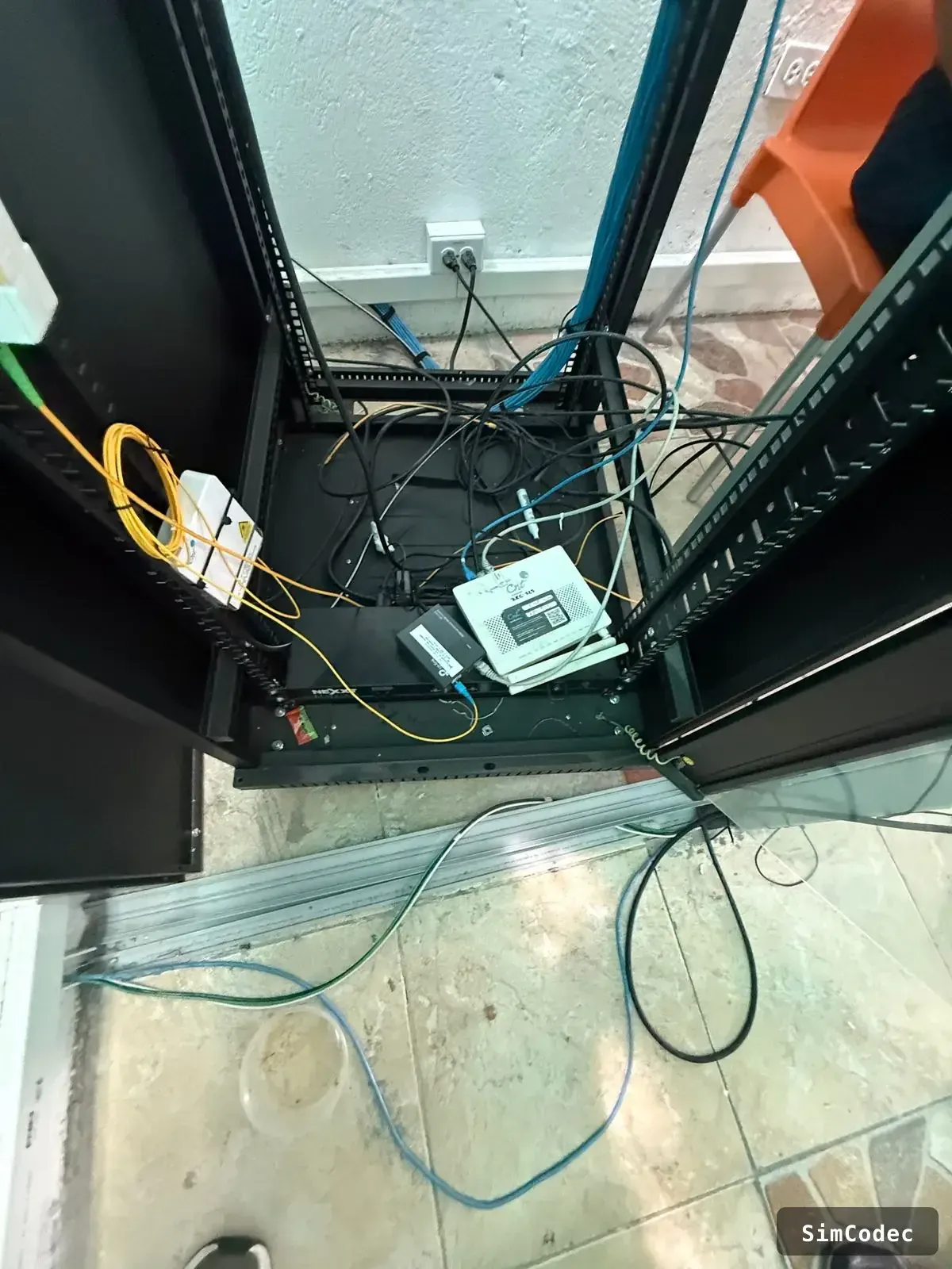 Certificación del cableado del rack