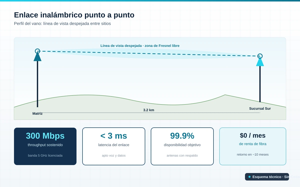 Perfil del enlace inalámbrico punto a punto