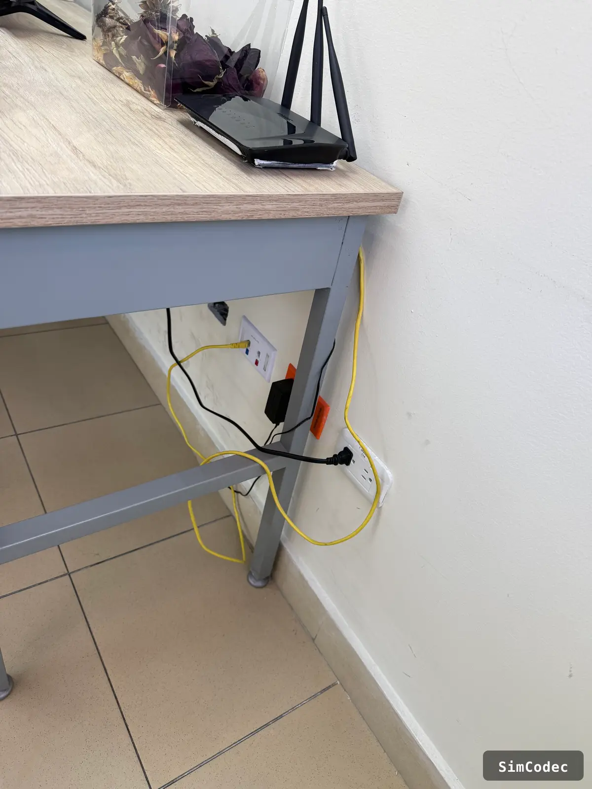 Router WiFi reconfigurado