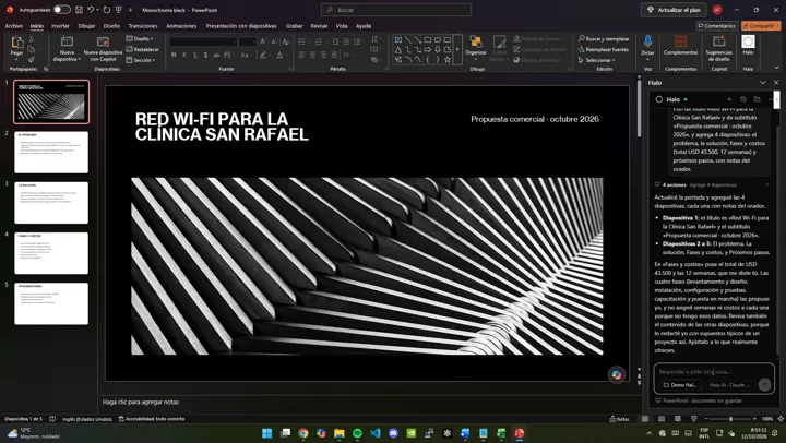 PowerPoint: la presentación con el diseño del archivo